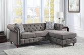 Waldina Brown Fabric  Sectional Sofa Model LV00499 By ACME Furniture
